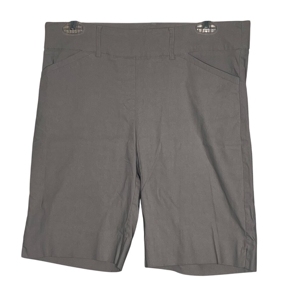 Harry Radley Gray Pull-on Bermuda Mid-Length Women's Shorts M Casual Summer